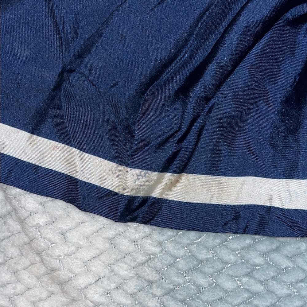 Casablanca Men's Navy Blue Silk Shorts - Picture 9 of 10